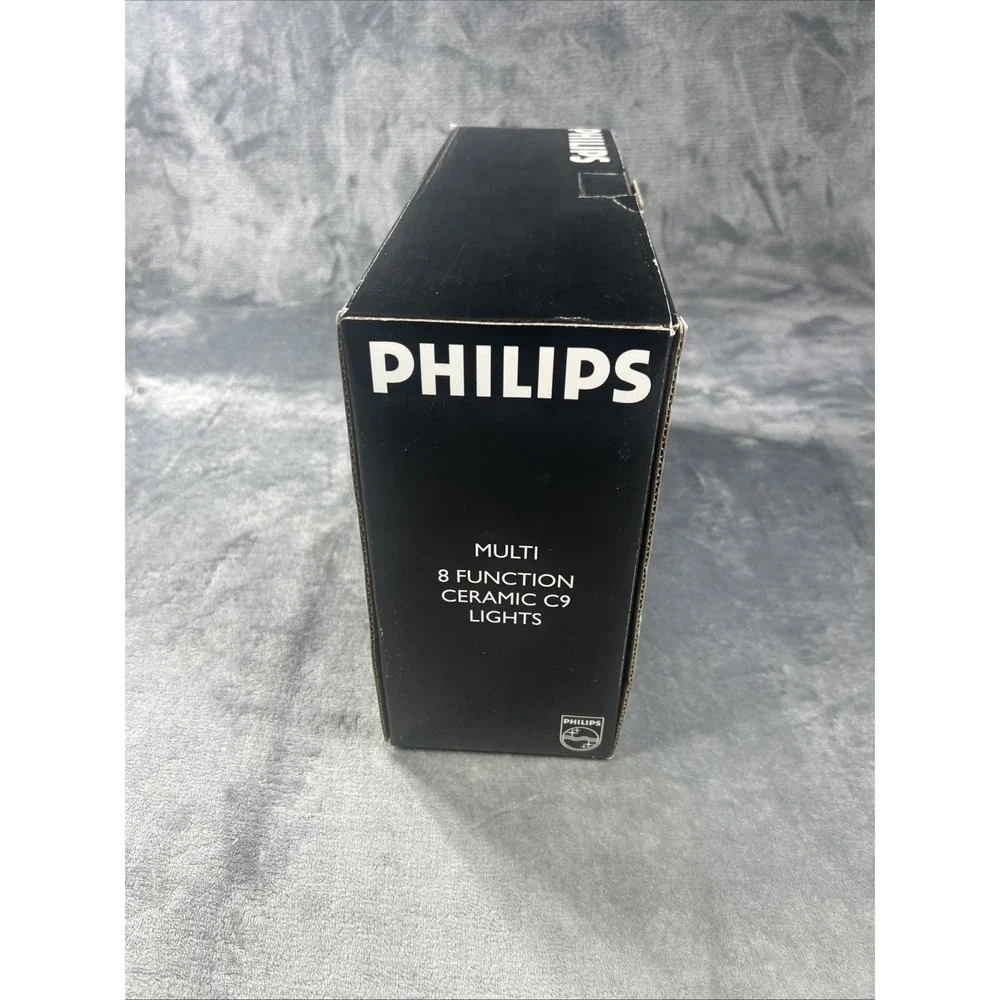 NEW Phillips Ceramic C9 Lights 75 Bulb Energy Saving LED Multi Color 8 Functions